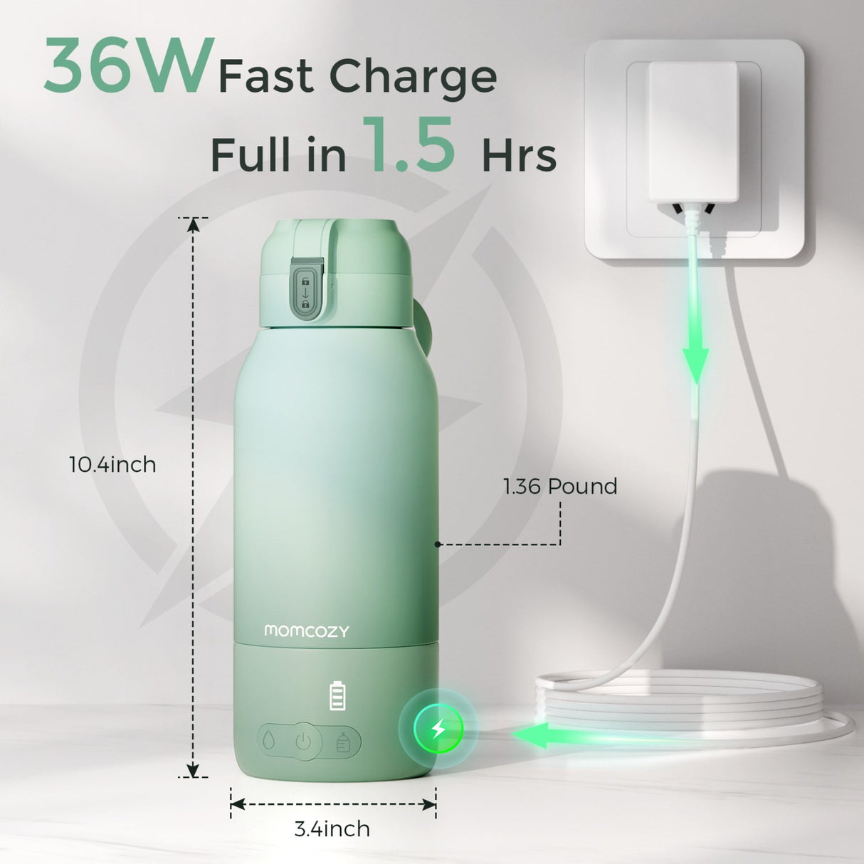 Momcozy Portable Breast Milk & Water Warmer For Travel