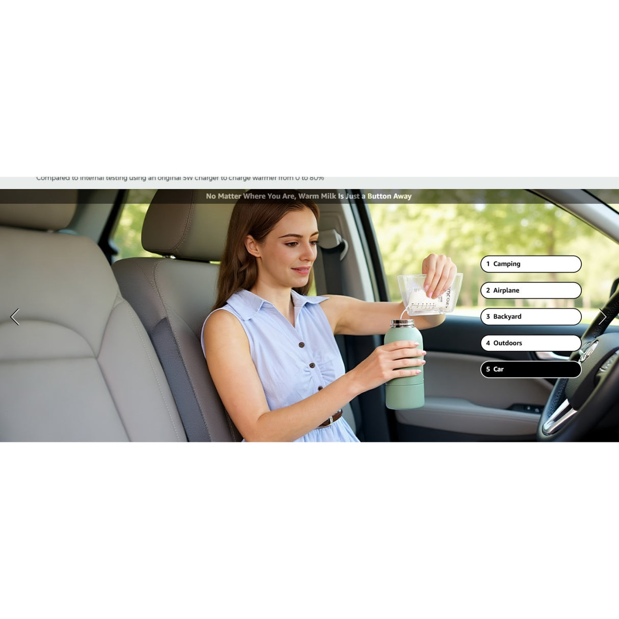 Momcozy Portable Breast Milk & Water Warmer For Travel