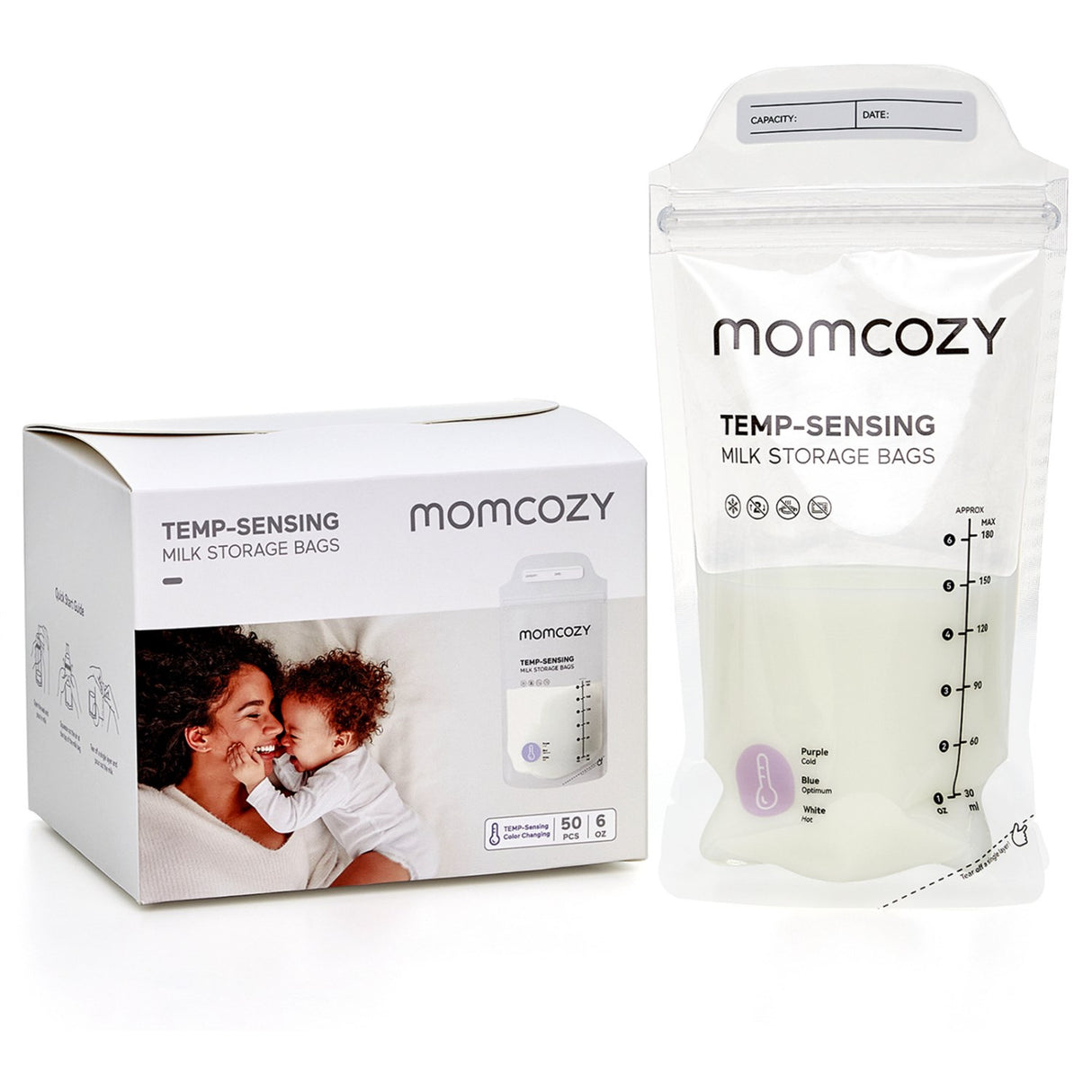 Momcozy Brystmælk Väska 50-Pack