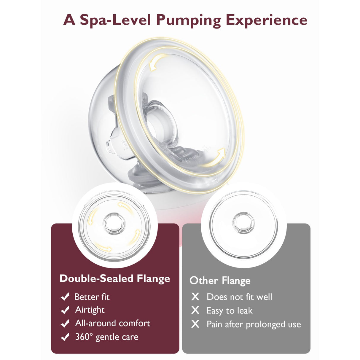 Momcozy Grey S12 Pro Wearable Breast Pump Dubbel Pack