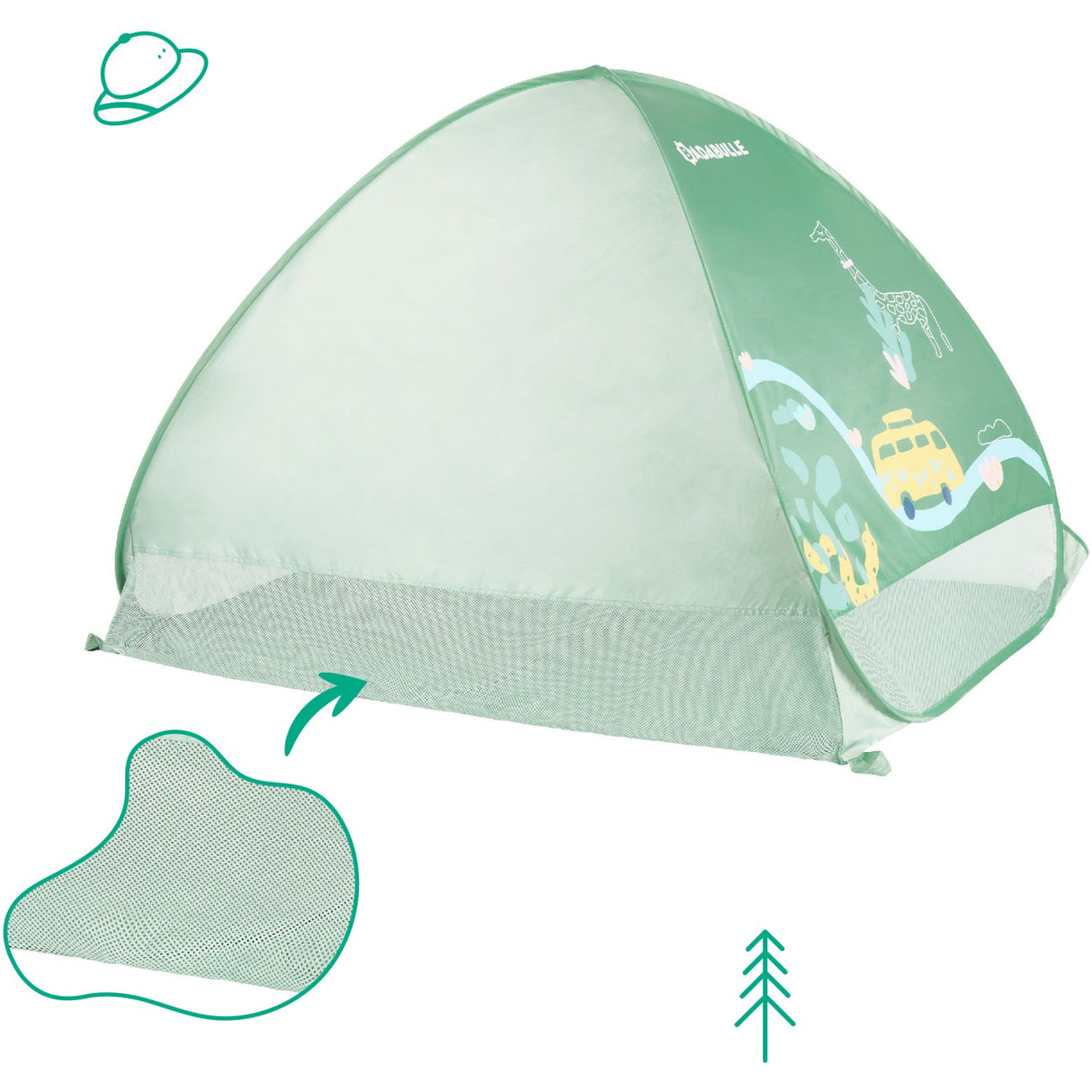Badabulle Anti UV Tält