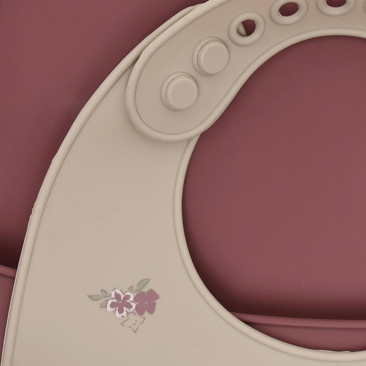 CeLaVi Rose Taupe Silicon Haklapp (2-Pack)