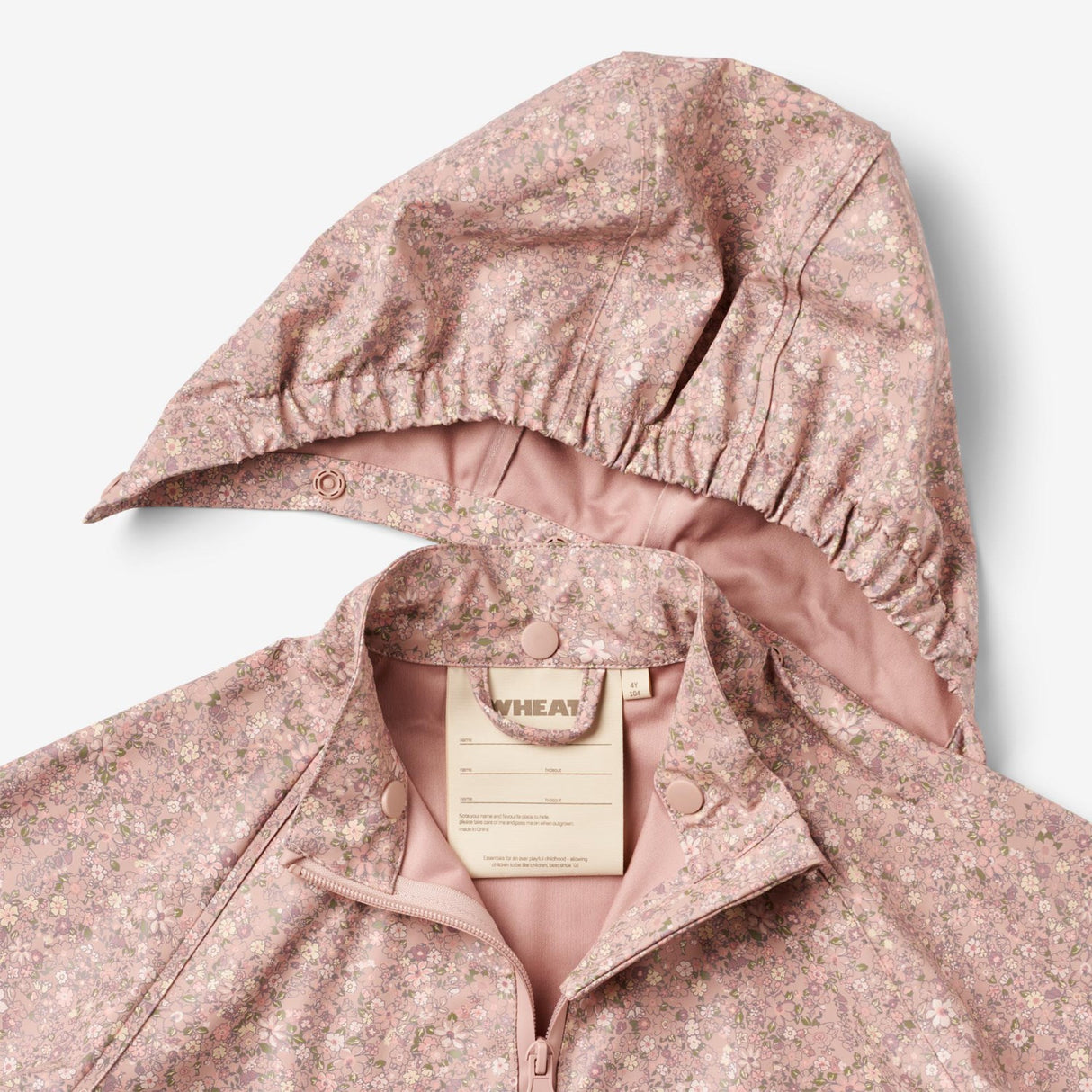 Wheat Powder Flower Meadow Regnkläder Charlie Sett