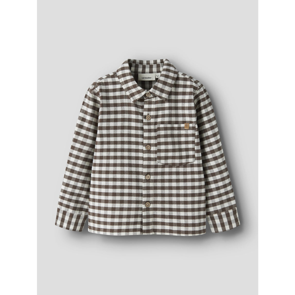 Lil'Atelier Teak Nmmnoki Ls Loose Skjorta Lil