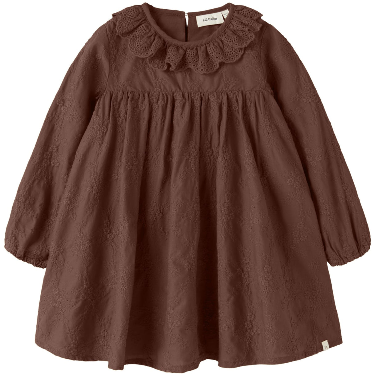 Lil'Atelier Mahogany Nmfnopa Ls Loose Klänning Lil