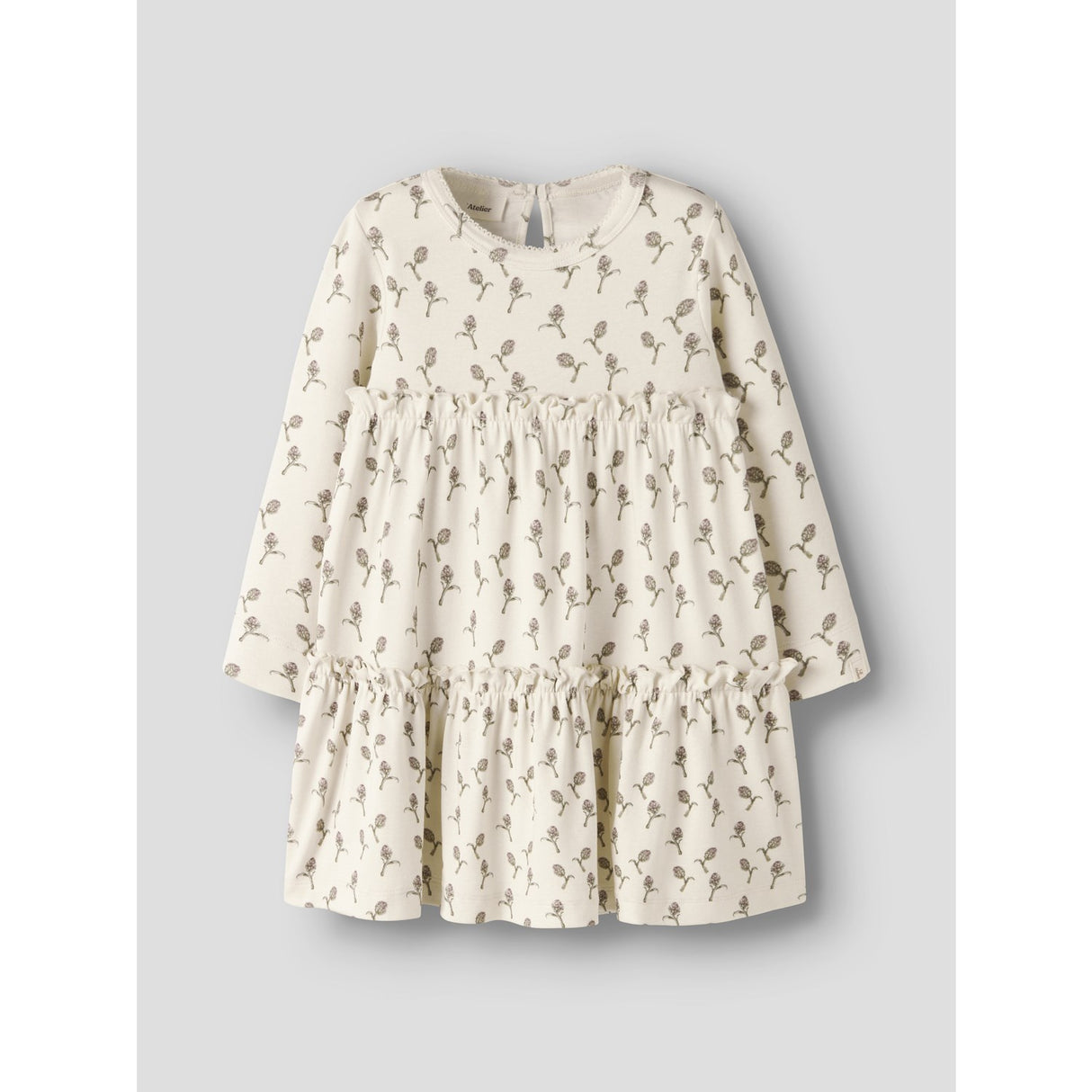 Lil'Atelier Turtledove Artichoke Nmfgayo Sel Ls Klänning Lil