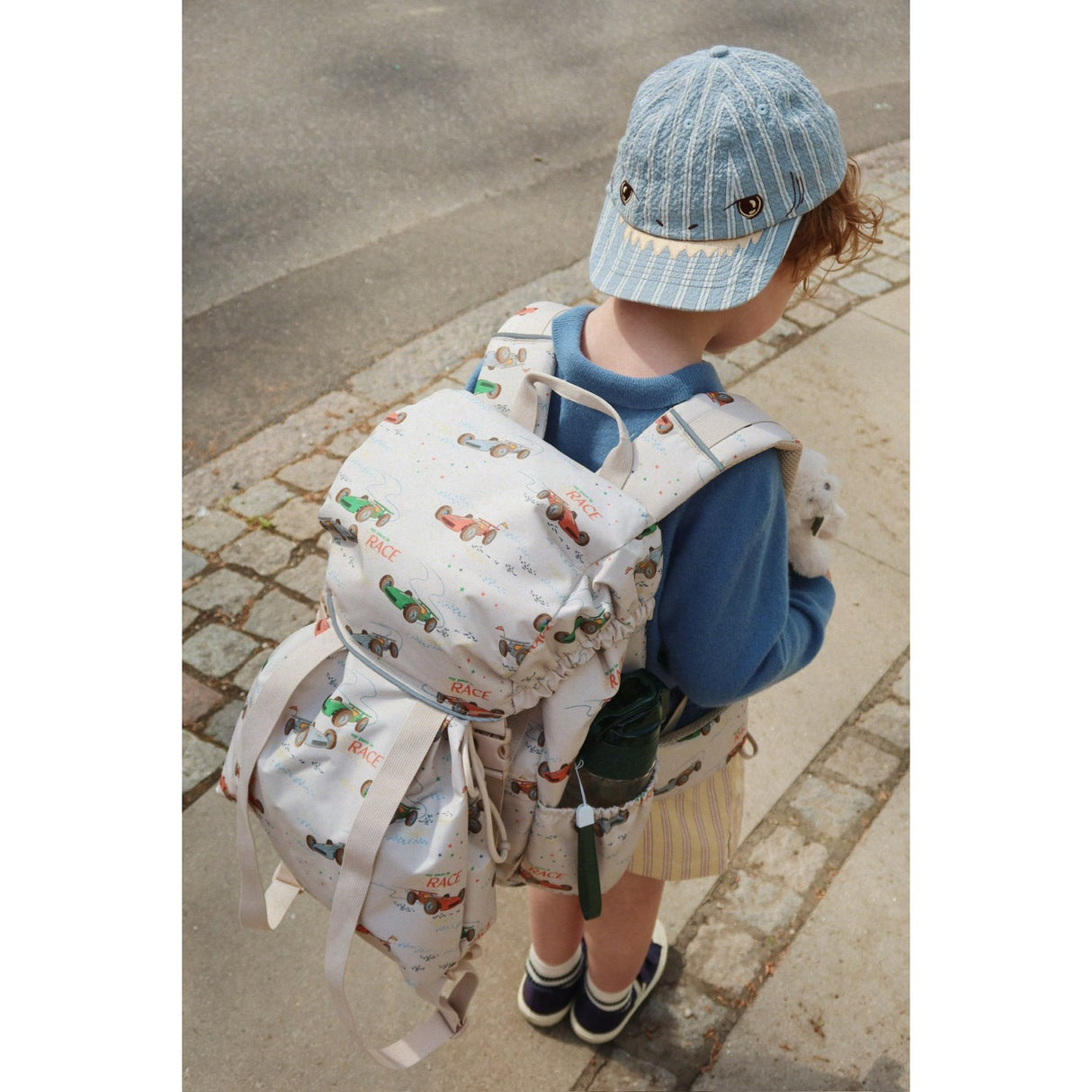 Konges Sløjd Trio Bleu Stripe Elliot Shark Keps Gots