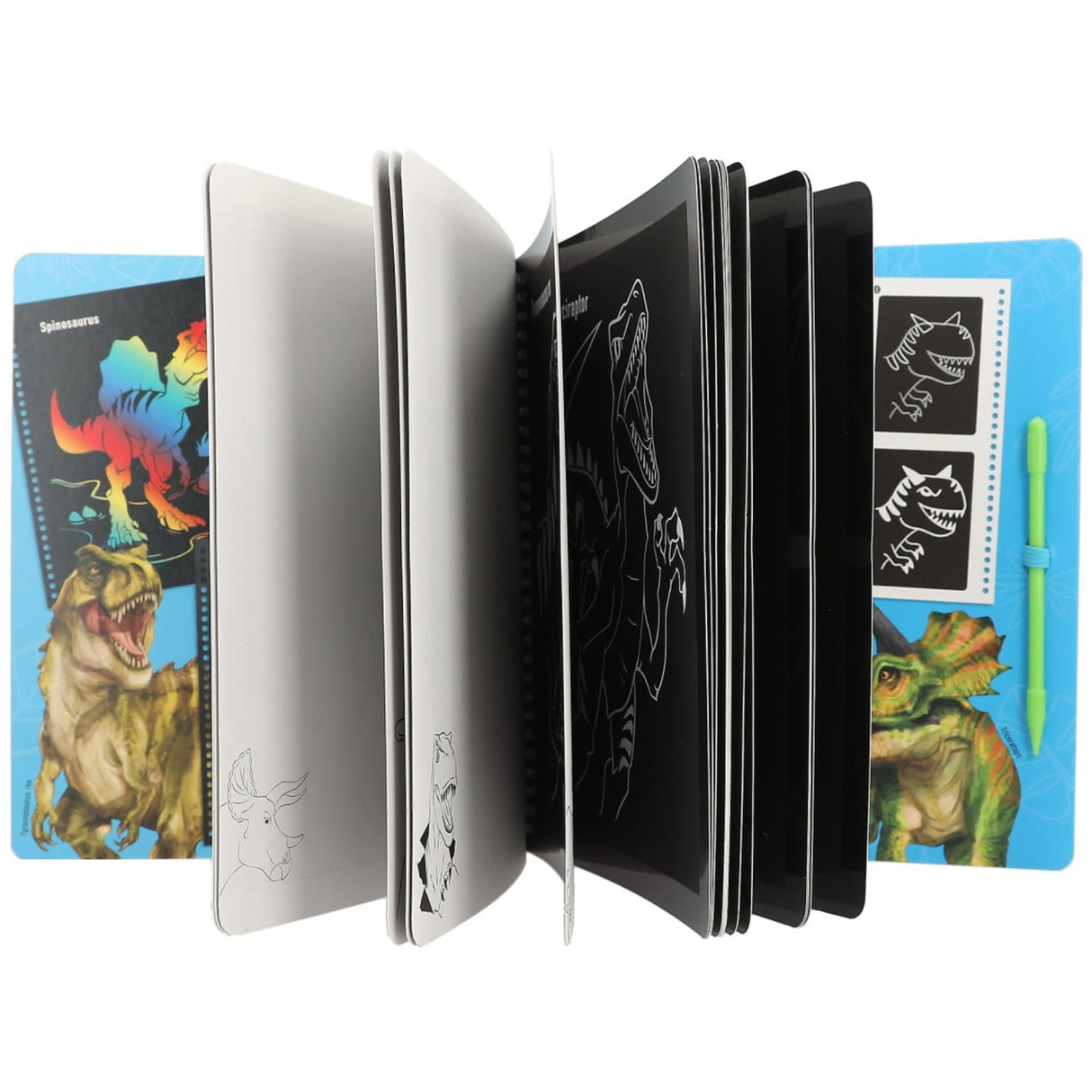 Dino World Magic Scratch Bok