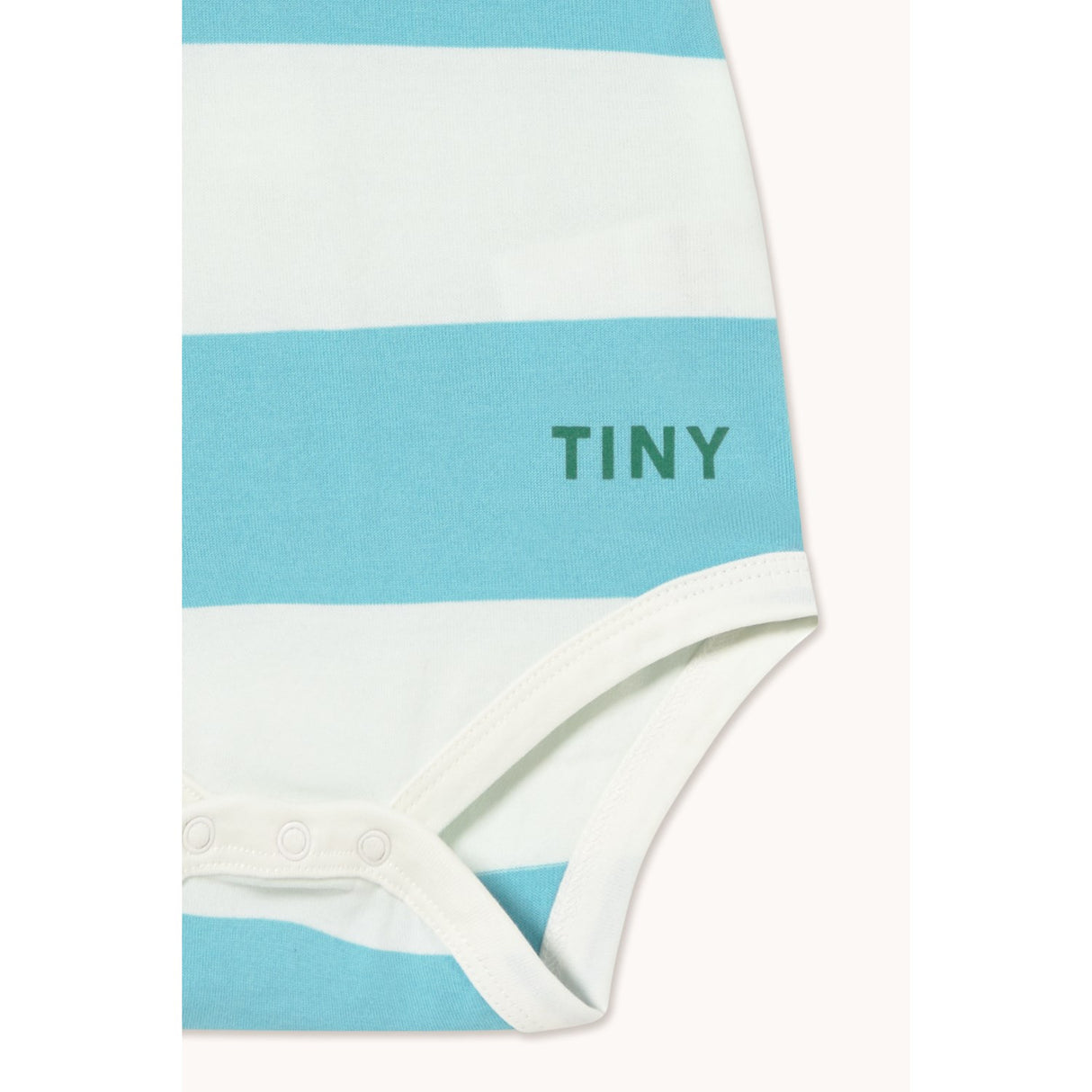TinyCottons Light Cyan Cyan Stripes Stickad Body