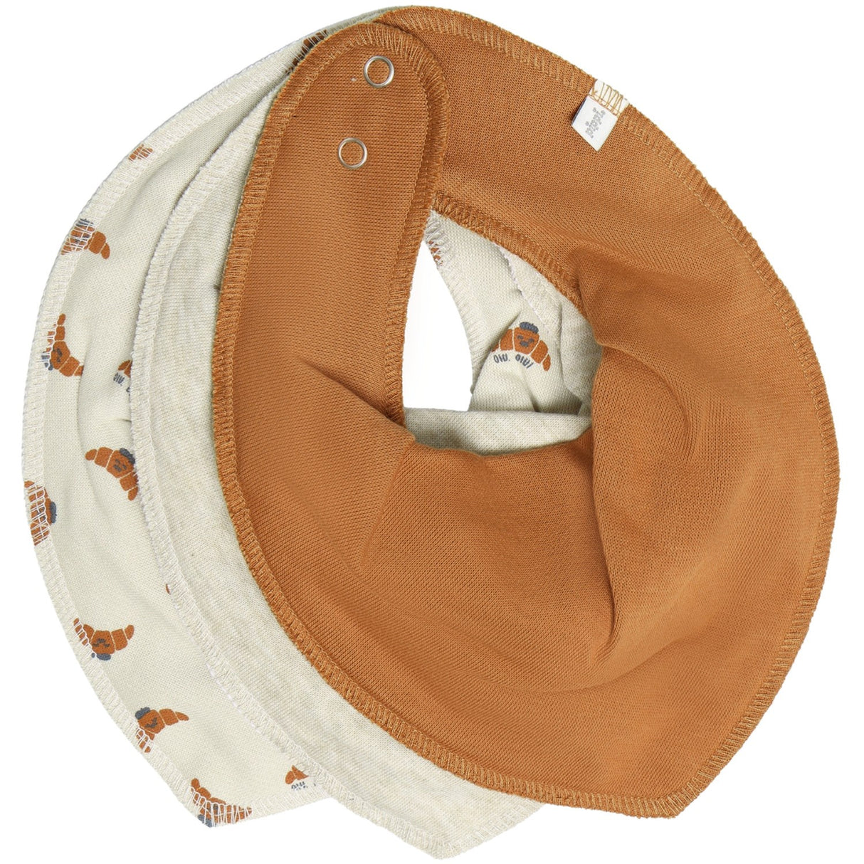 Pippi Adobe Bandana Haklapp Uni -Aop (3-Pack)