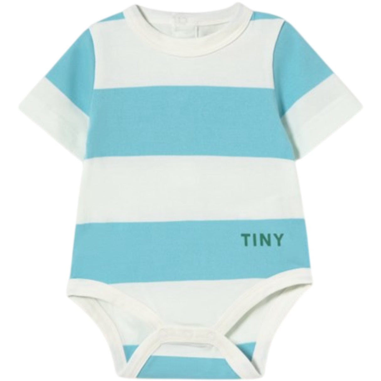 TinyCottons Light Cyan Cyan Stripes Stickad Body