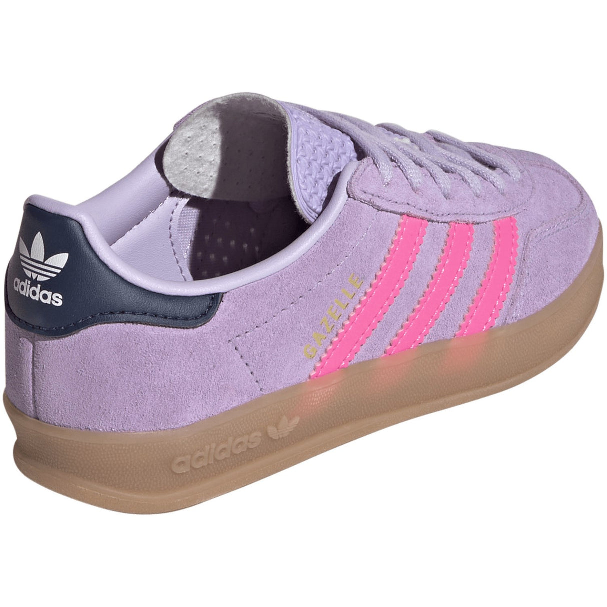 adidas Originals Powder Plum/Lucid Pink/Gum 2 Gazelle Indoor C Sneakers