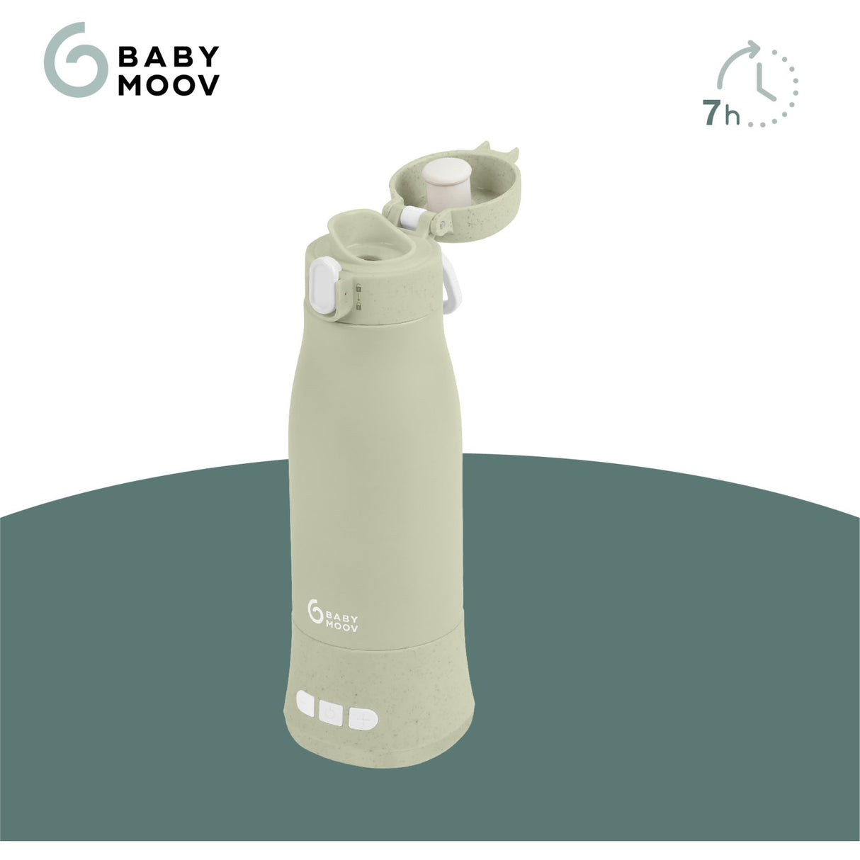 Babymoov Sage Green Moov & Feed Autonomous Flaska Warmer