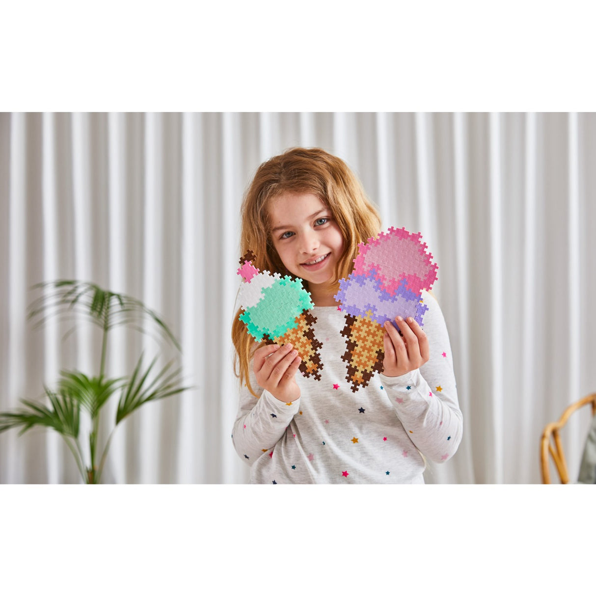 Plus-Plus Pussel By Number Ice Cream Cones 250pcs