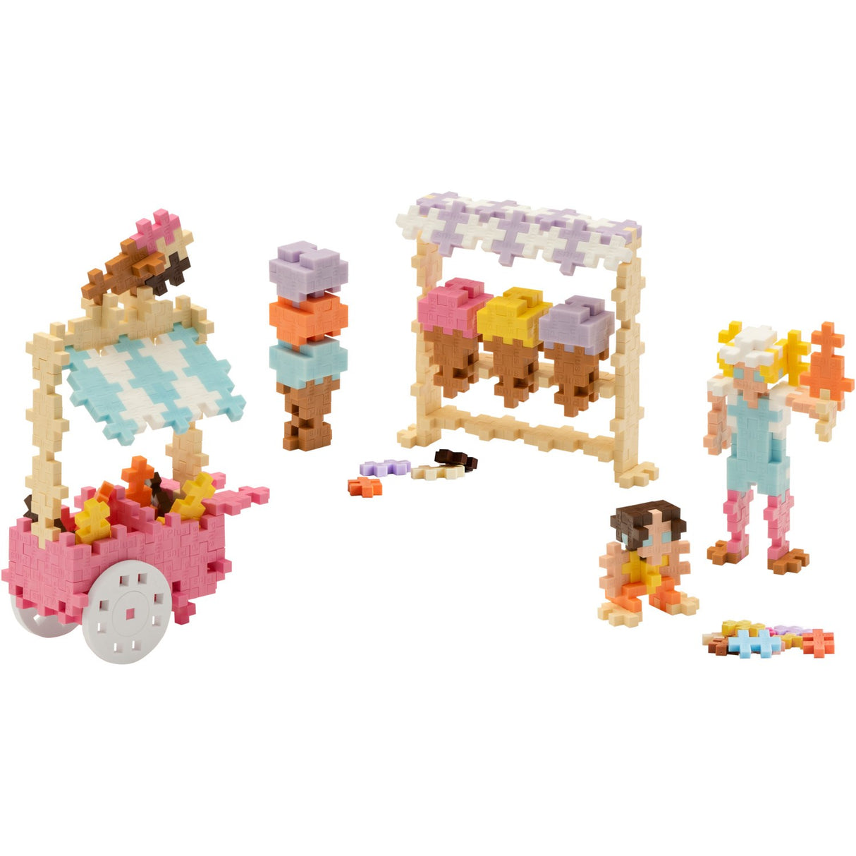 Plus-Plus Learn To Build Ice Cream Shop