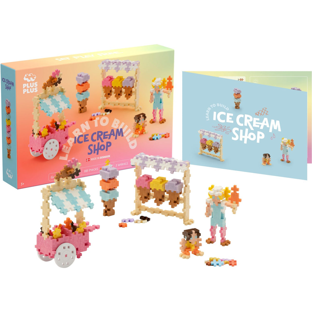 Plus-Plus Learn To Build Ice Cream Shop