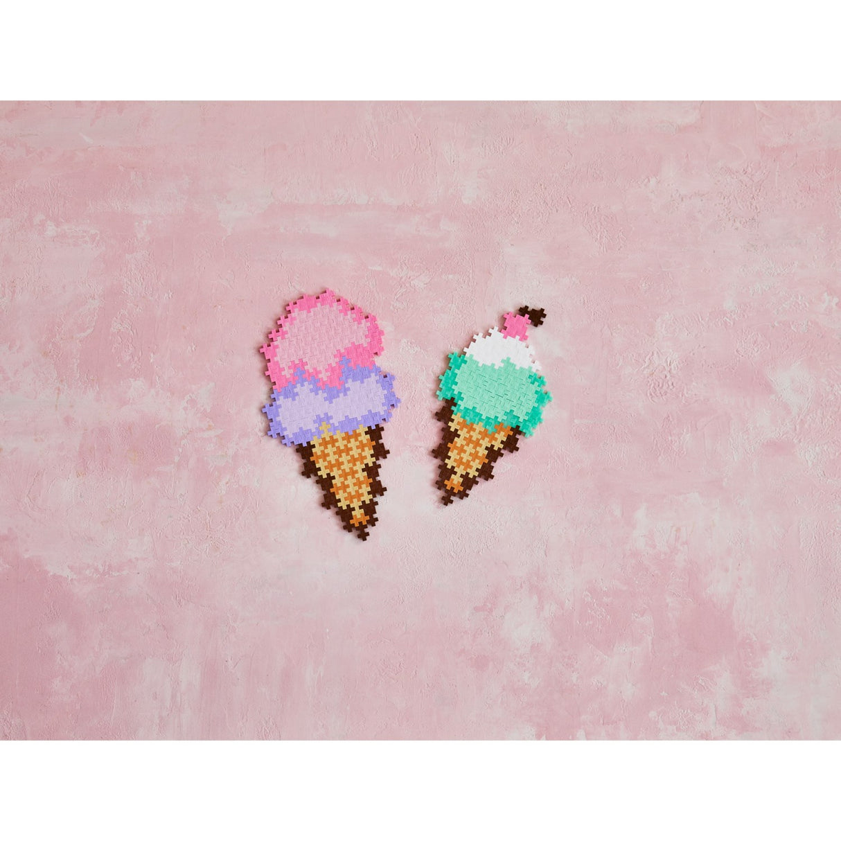 Plus-Plus Pussel By Number Ice Cream Cones 250pcs