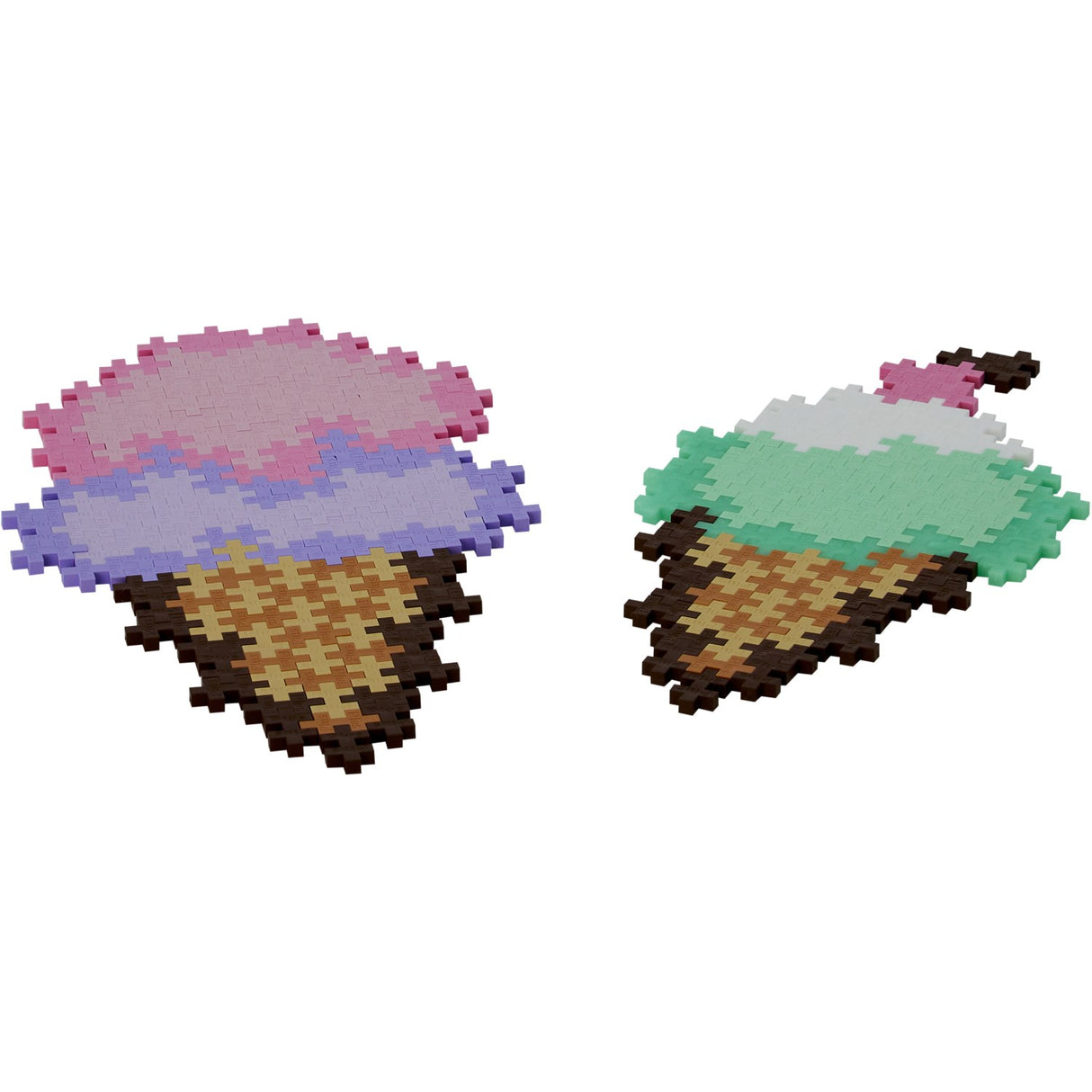 Plus-Plus Pussel By Number Ice Cream Cones 250pcs