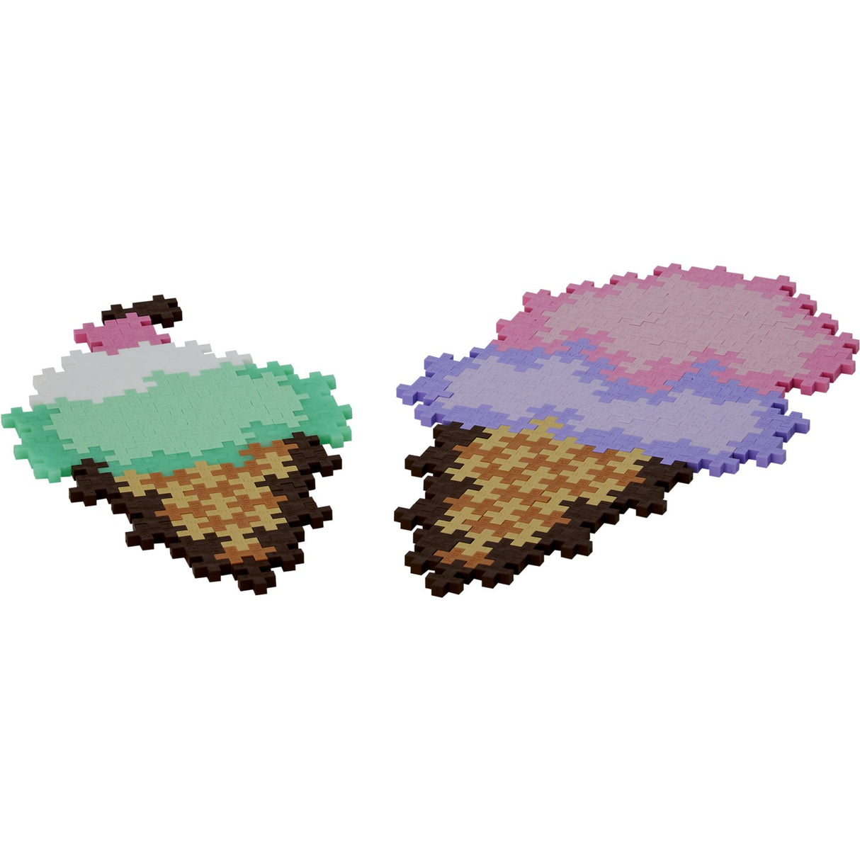 Plus-Plus Pussel By Number Ice Cream Cones 250pcs