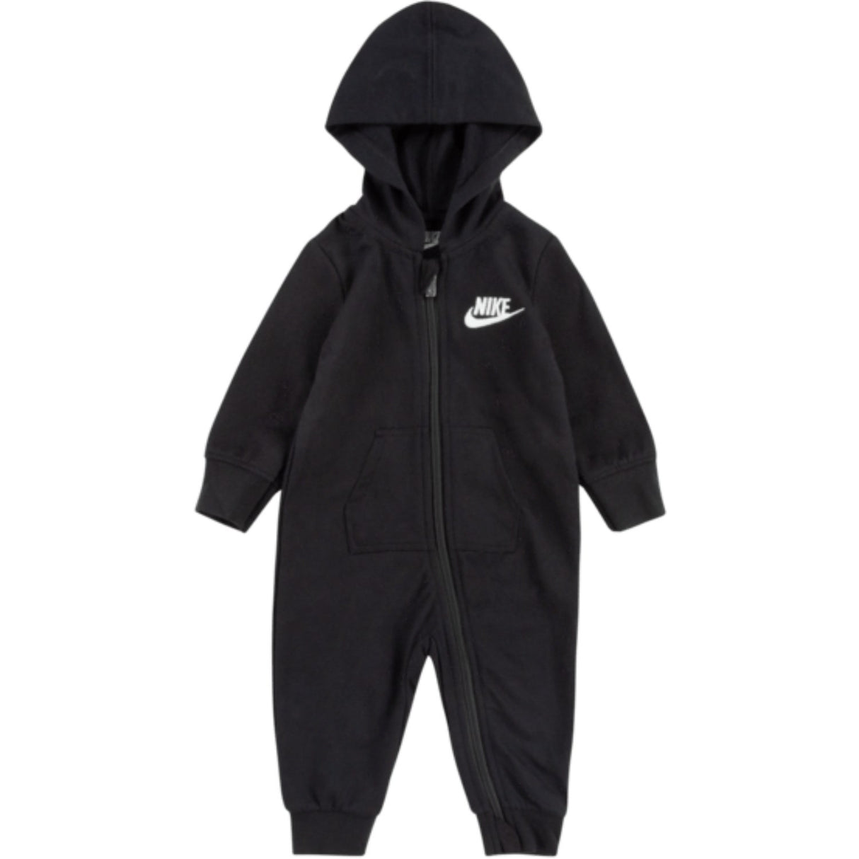 NIKE Black Baby French Terry Coverall