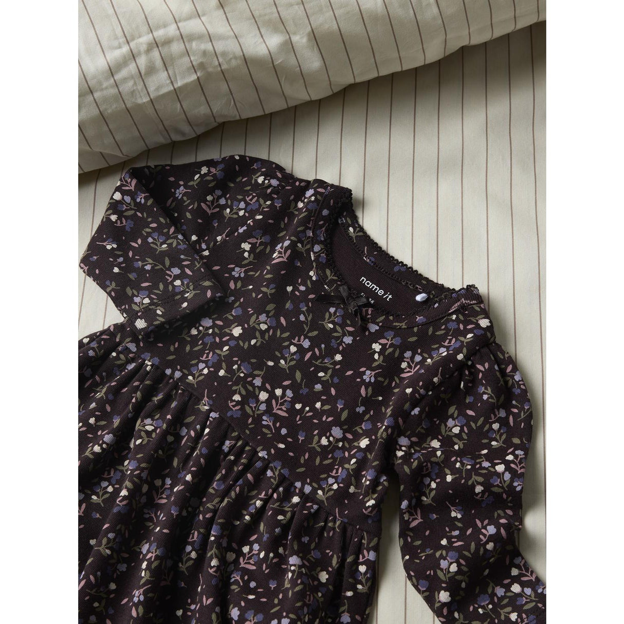 Name It Chocolate Plum Nbfoceana Ls Klänning
