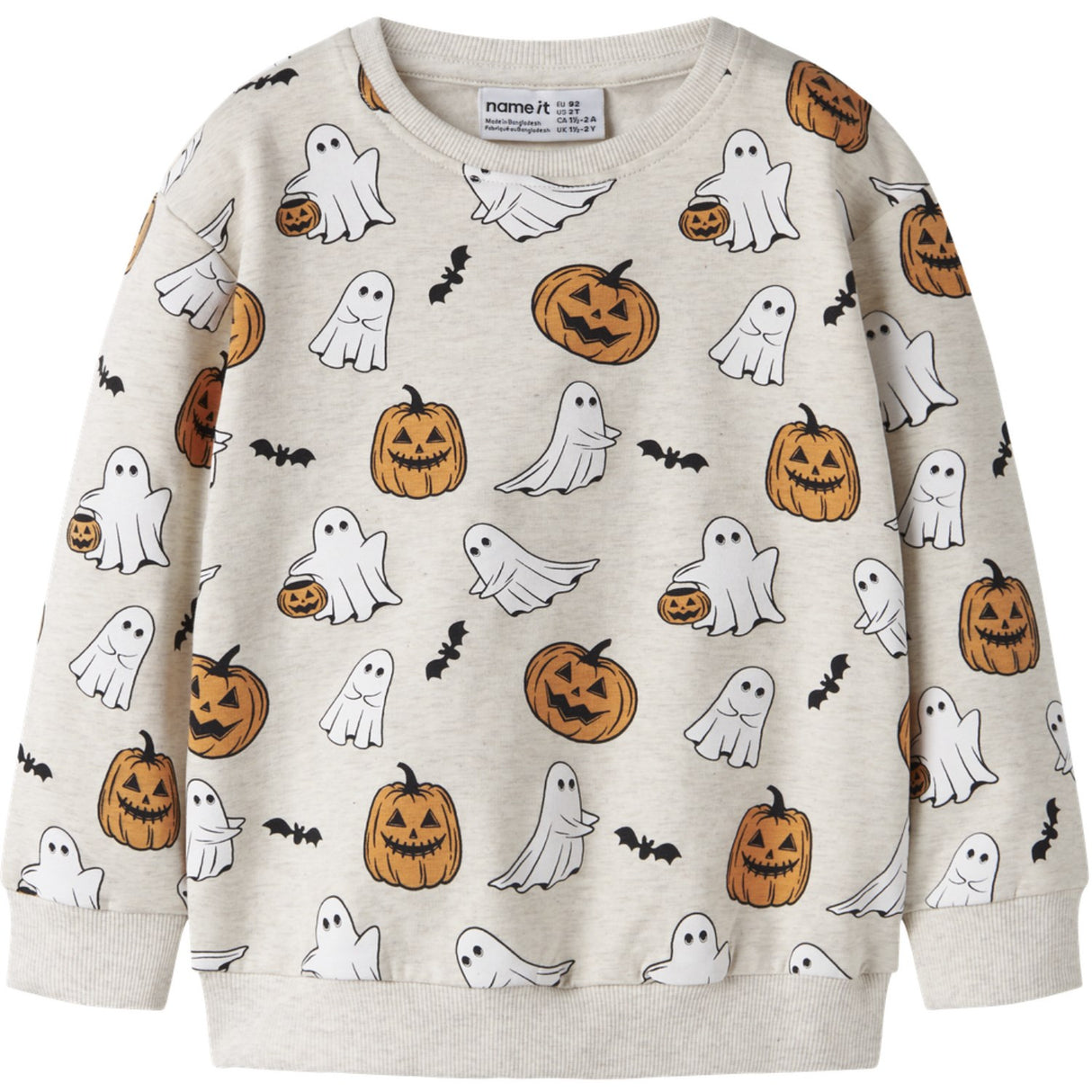 Name It Peyote Melange Nmnovar Nreg Sweat Låda Bru