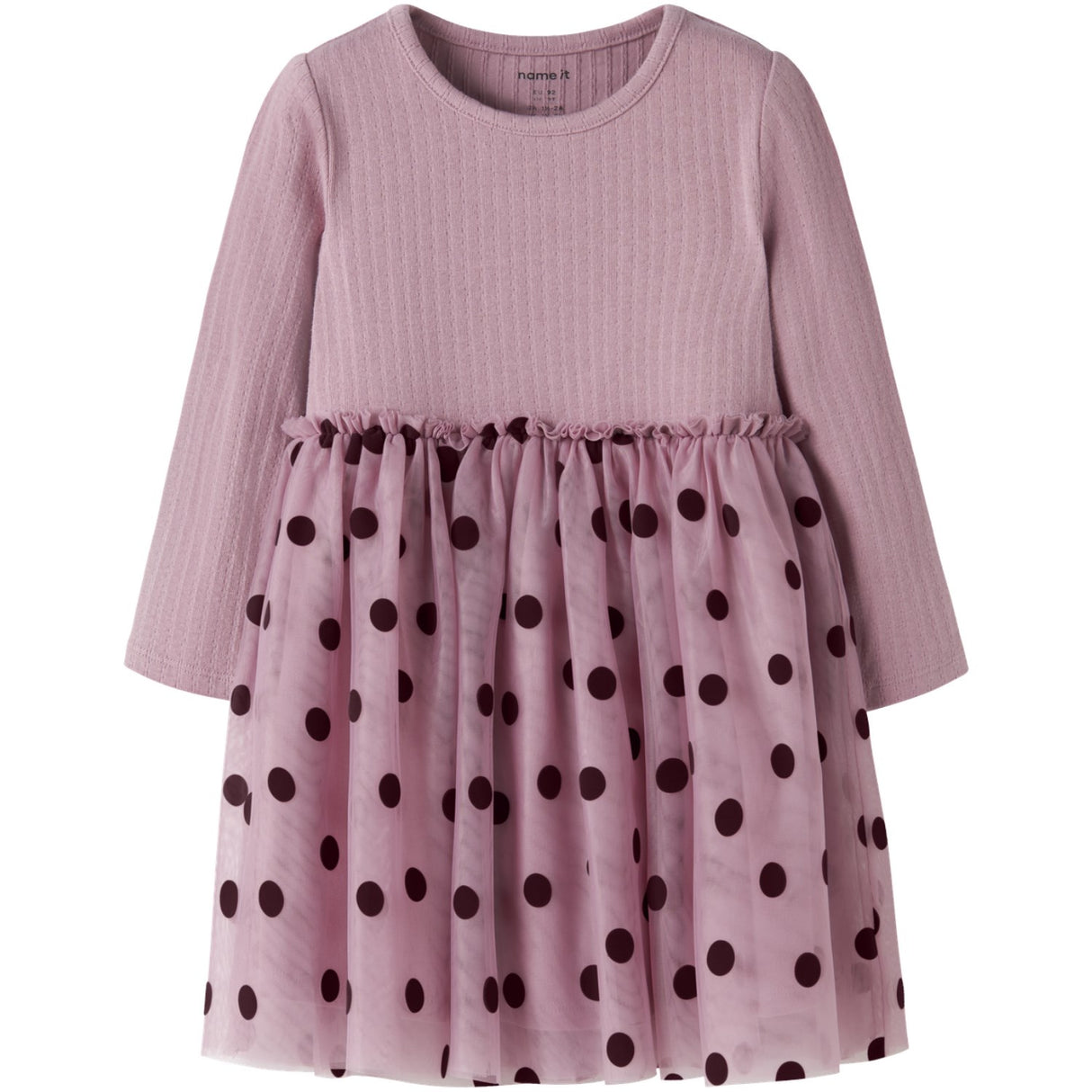 Name It Lilas Nmfnagina Ls Tyll Klänning