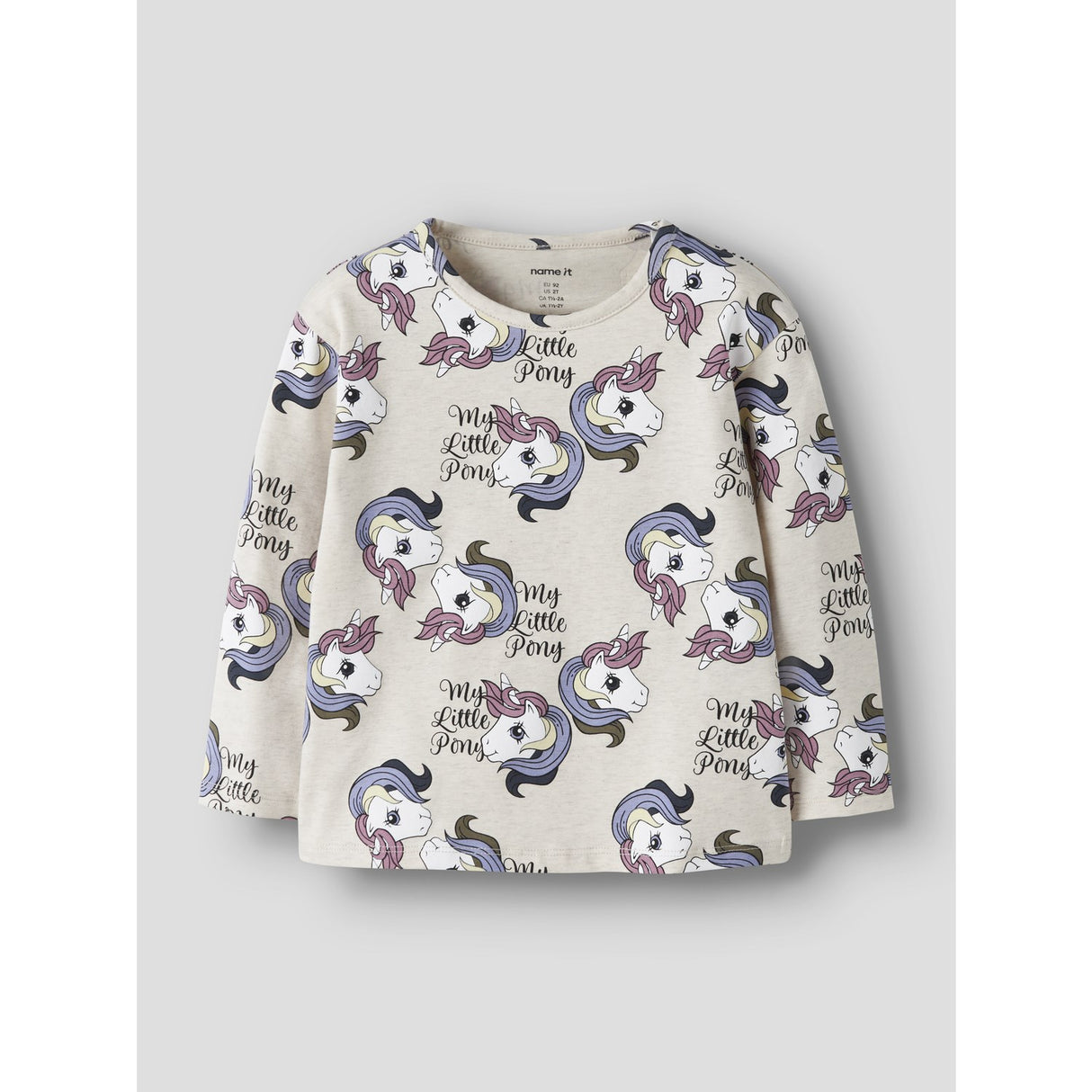 Name It Peyote Melange Nmfsera Mlp Ls Nreg Topp Cplg