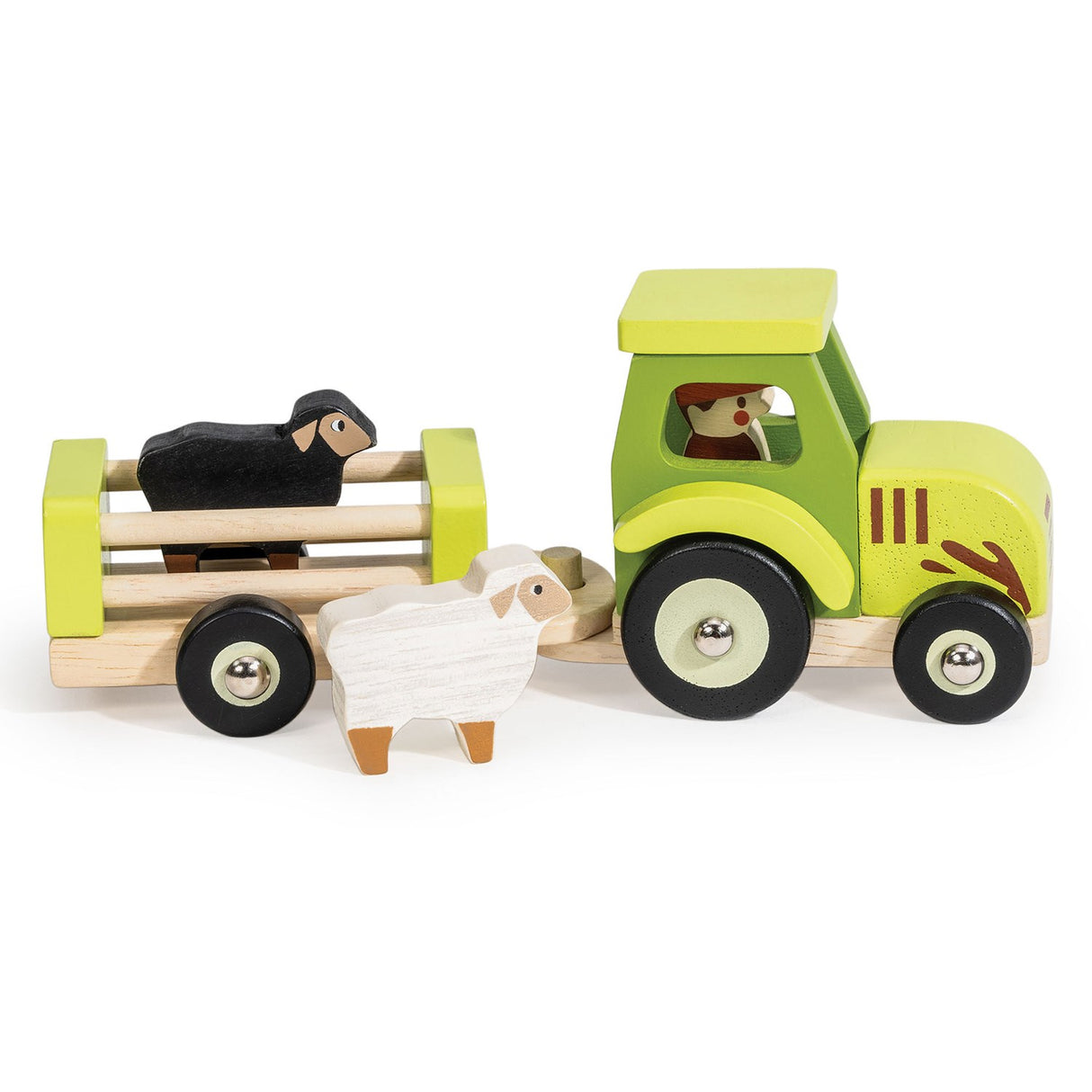 Mentari Traktor med släp och får