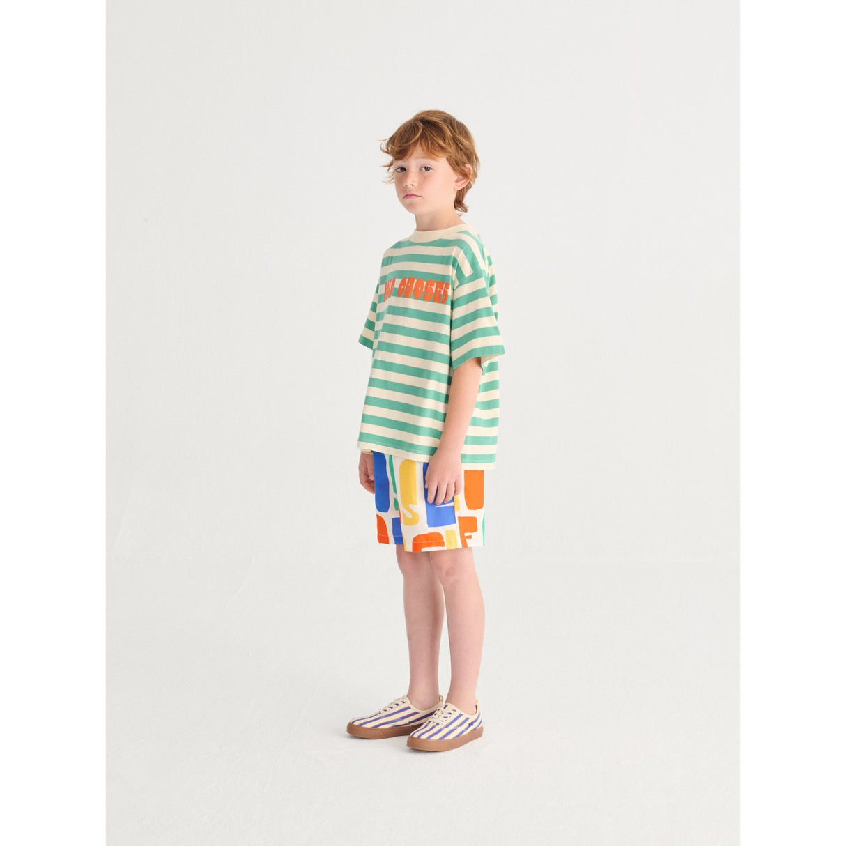 Bobo Choses Offwhite Bobo Choses Färg All Över Swim Board Shorts