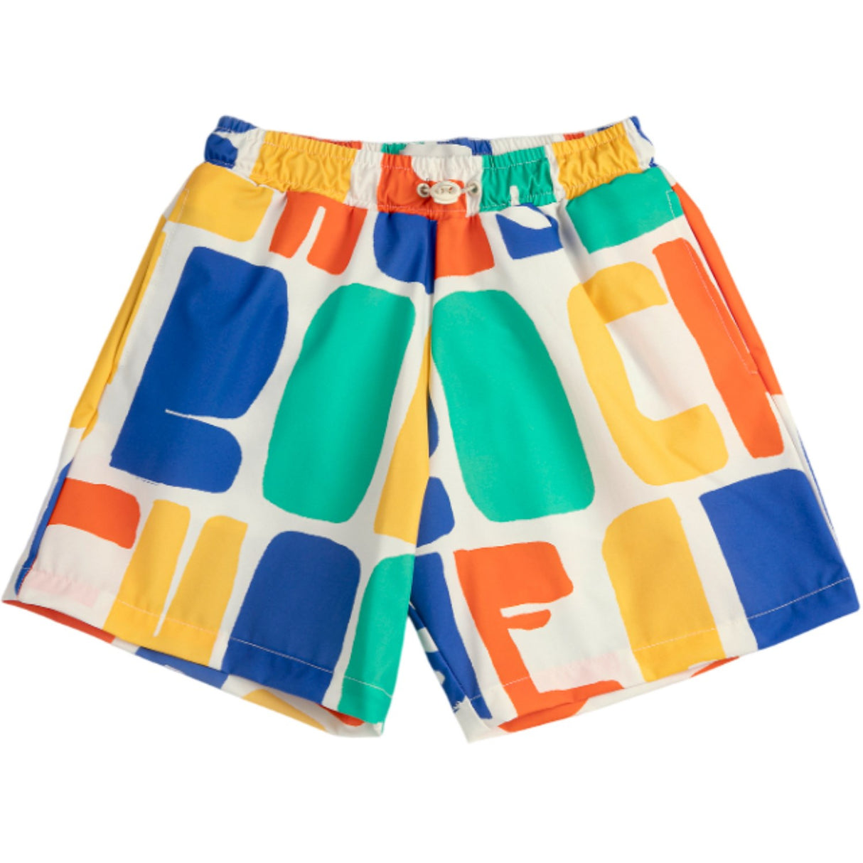 Bobo Choses Offwhite Bobo Choses Färg All Över Swim Board Shorts