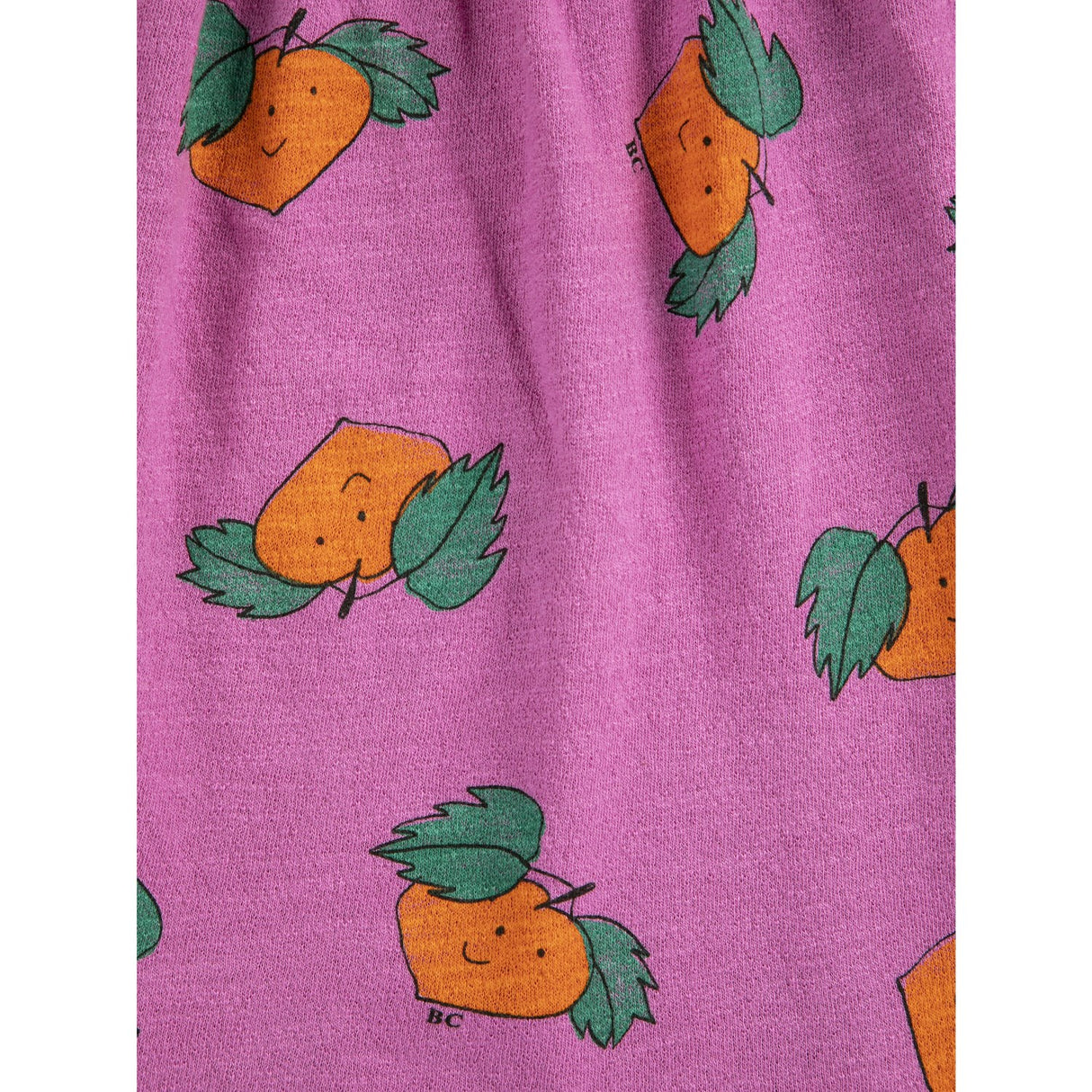 Bobo Choses Purple Tangerine All Över Ruffled Klänning