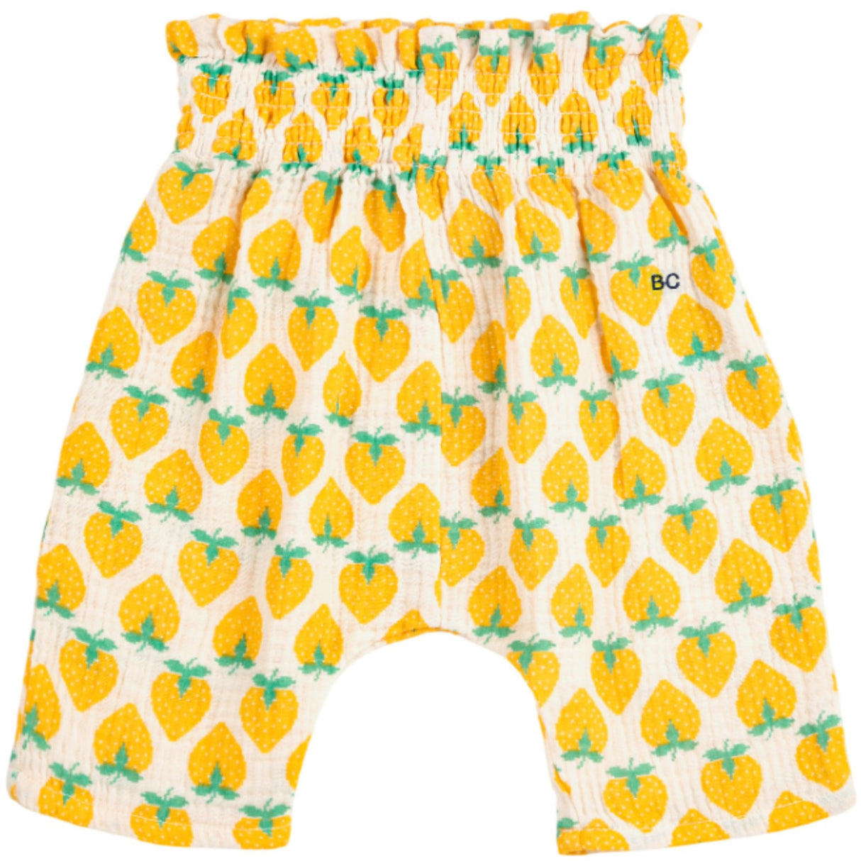 Bobo Choses White Strawberry All Över Woven Byxor