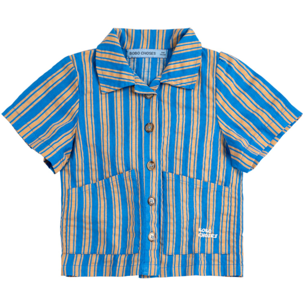 Bobo Choses Multicolor New Hairline Woven Skjorta