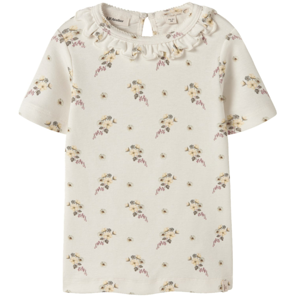 Lil'Atelier Coconut Milk Flower Nmfgayo Ser Ss Slim Topp Lil