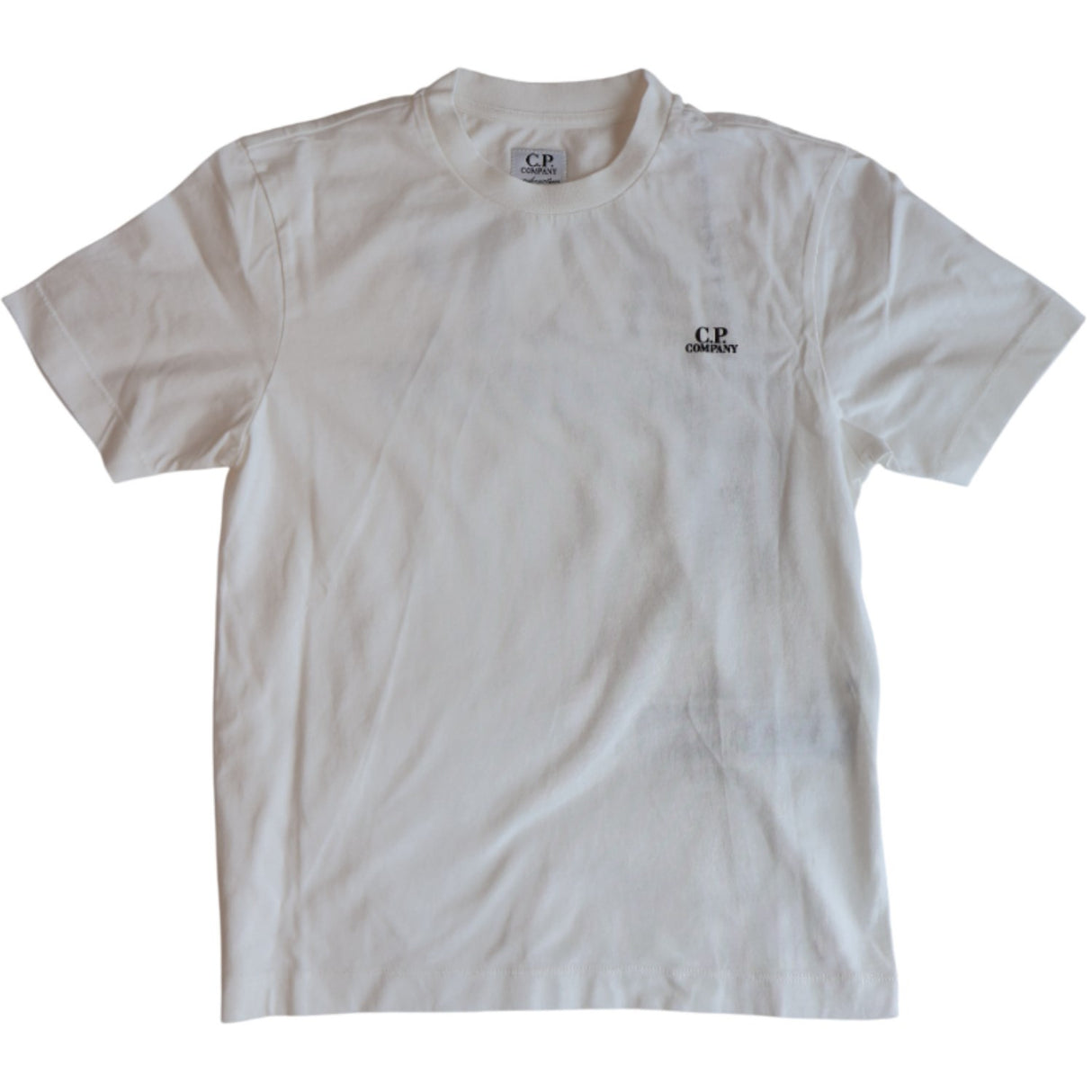 C.P. Company Gauze White T-Shirt Kort Sleeve