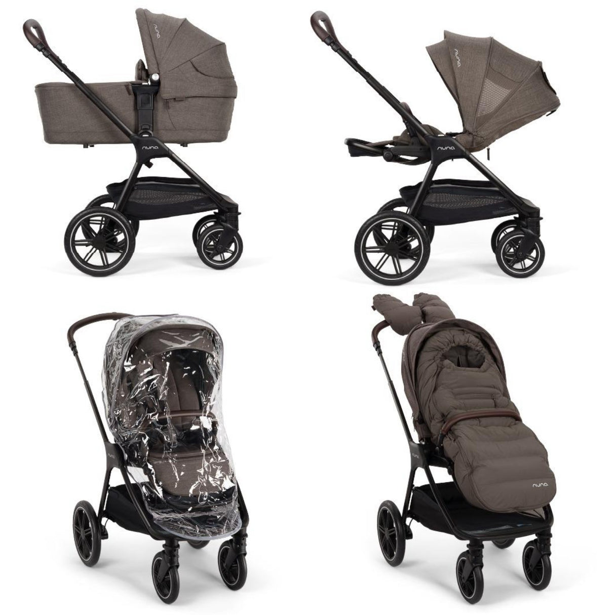 Nuna Chestnut Triv Lx All-Season Sett W/Ad&Rc&Cc