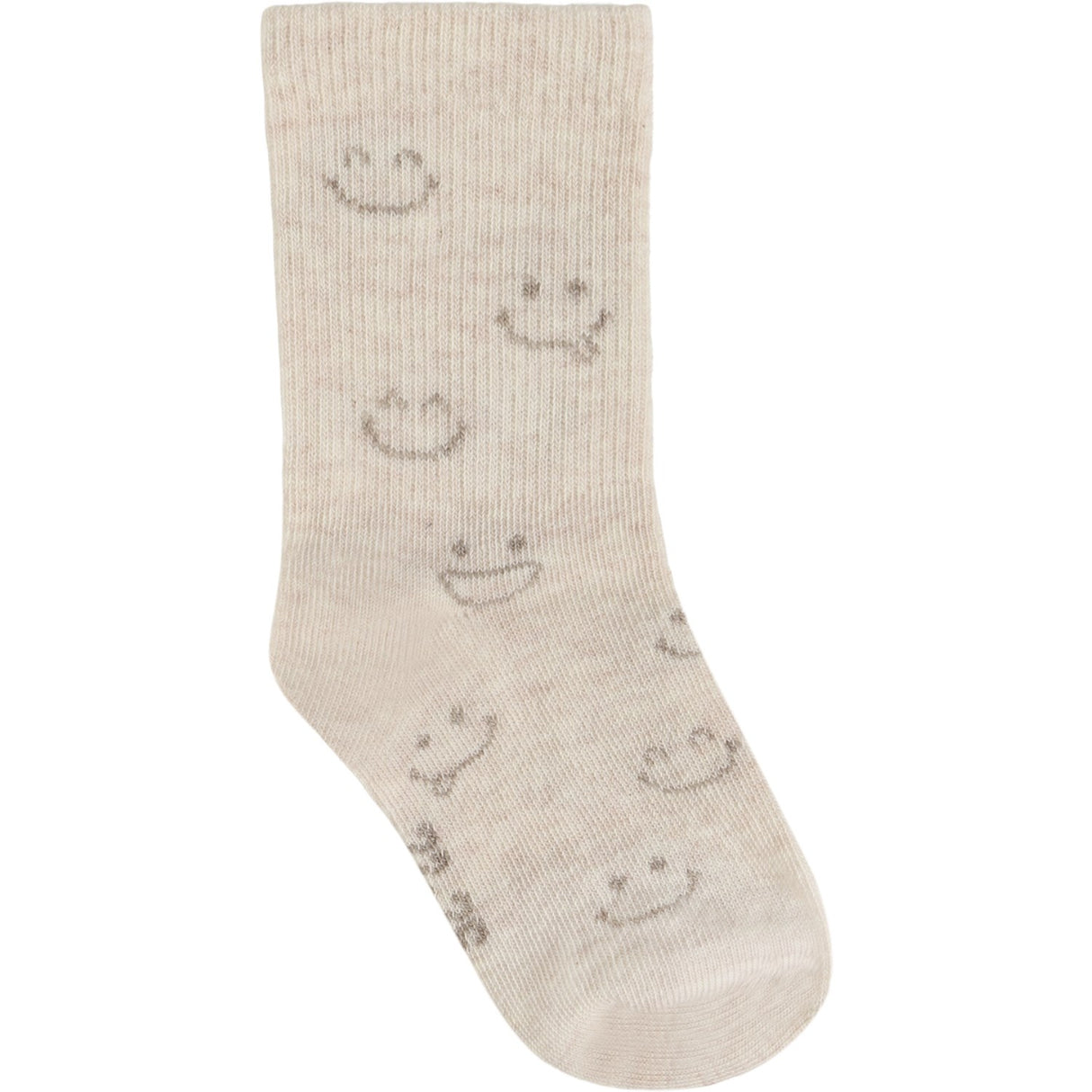 Minymo Light Grey Melange Strumpor M/ Pattern 5-Pack