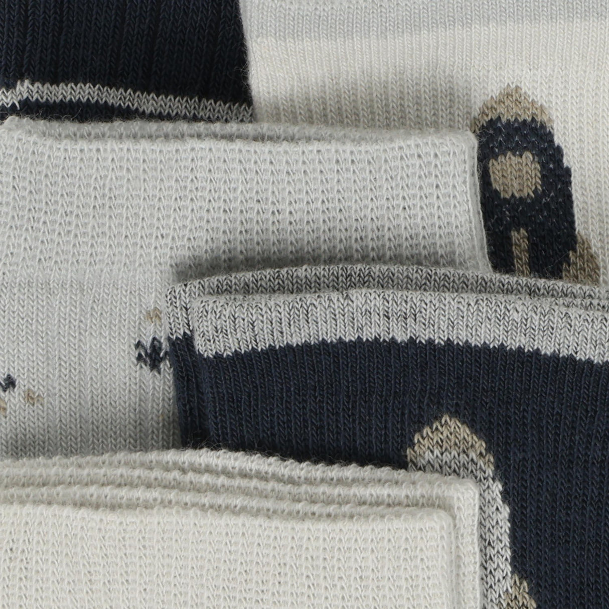 Minymo Willam Gray Strumpor M/ Pattern 5-Pack