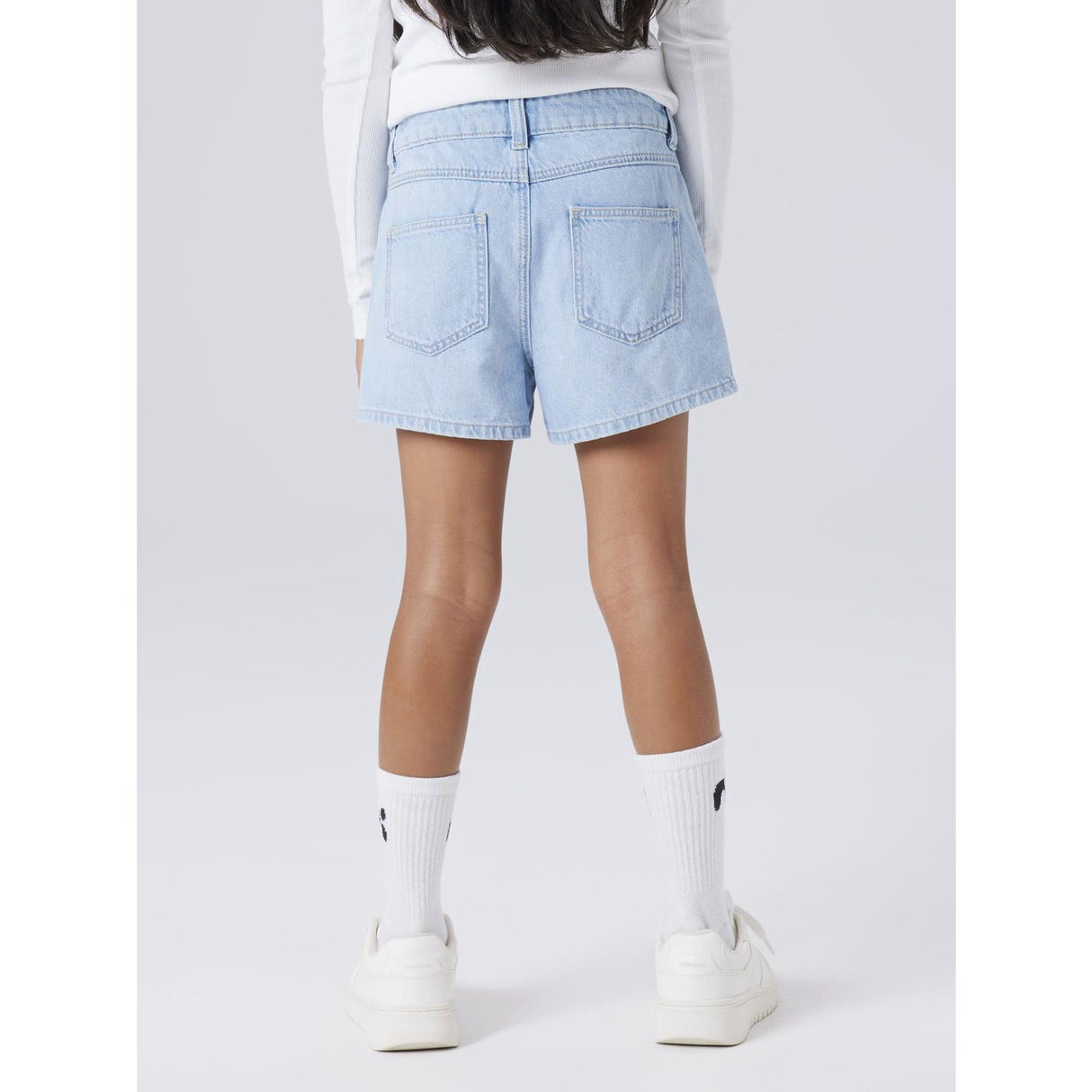 Name It Light Blue Denim Nkfrose Mamma Dnm Shorts 1141-Mj Noos