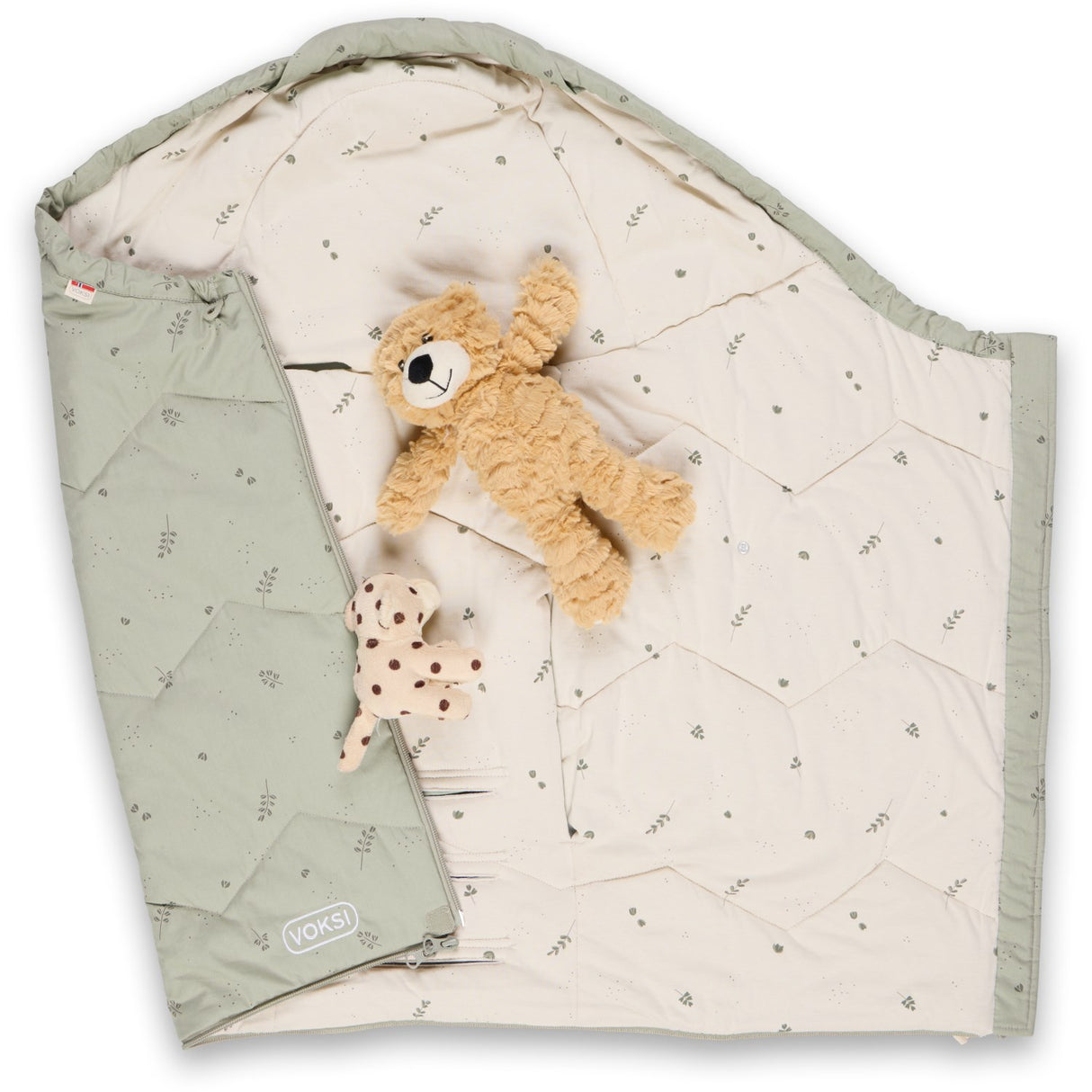 Voksi® MistyGreen Heather Sky Light