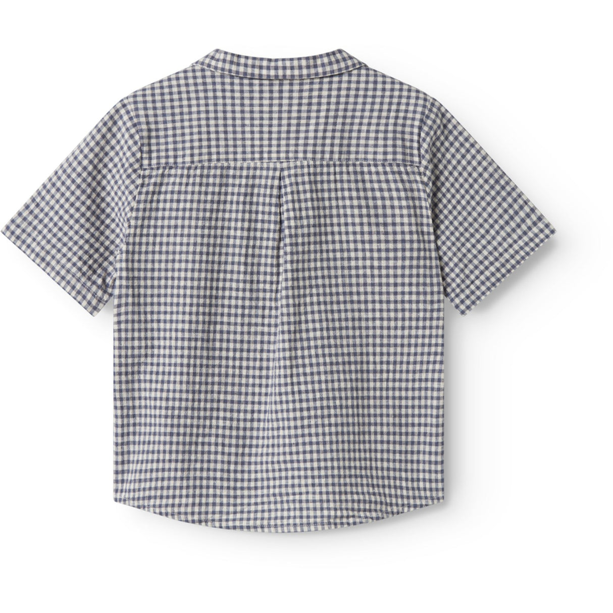 MarMar Cotton Linen Marine Check Tage Skjorta