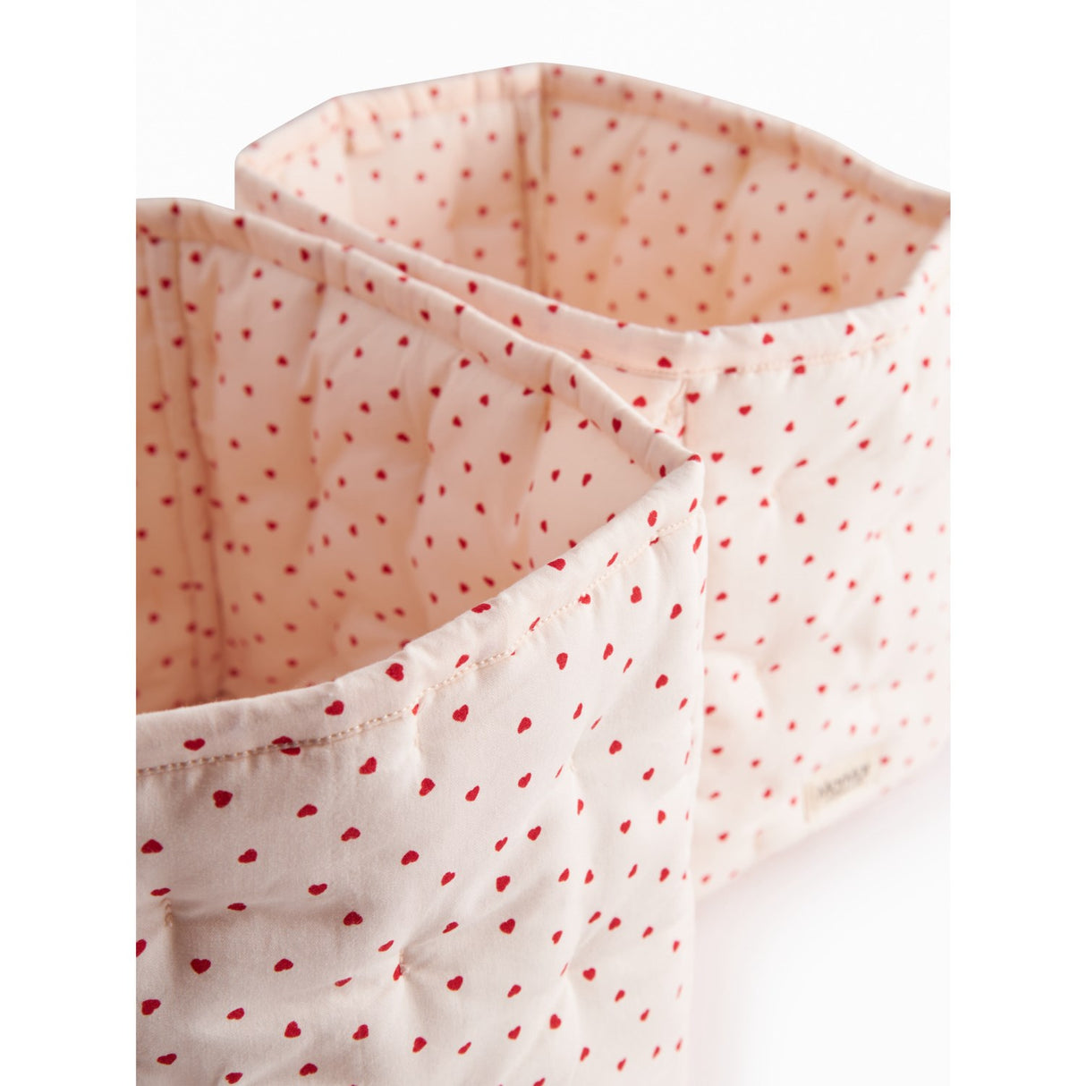 MarMar Cotton Percale Home Happy Hearts Nursery Förvaring Bags