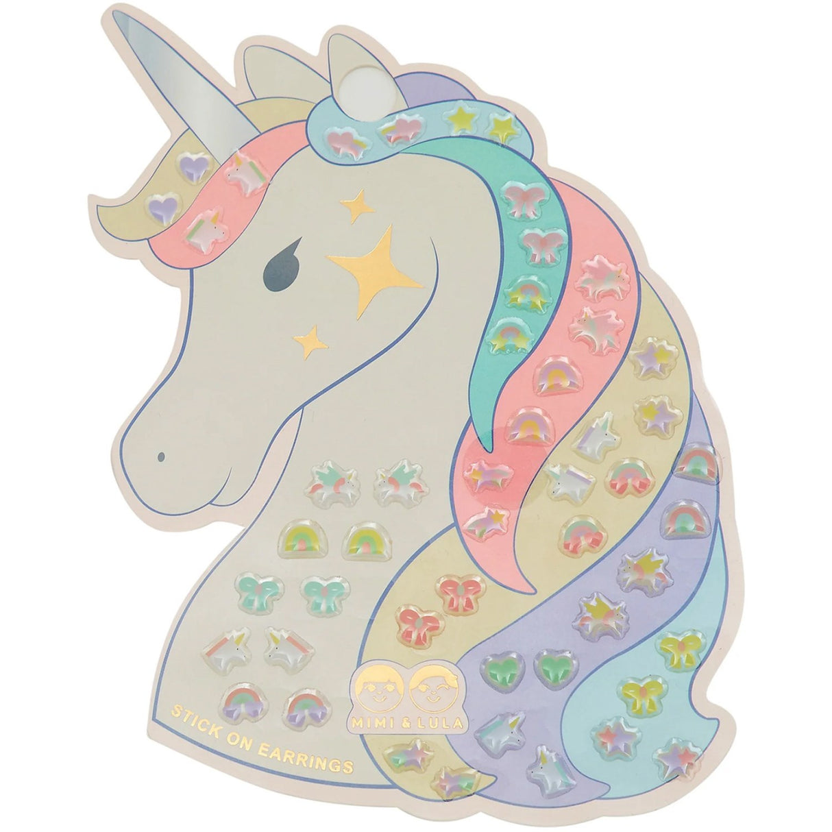 Mimi & Lula Ørestickers 25 Par - My Little Unicorn