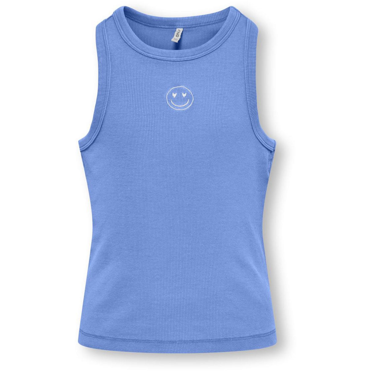 kids ONLY Ultramarine Smiley Kogjilly Emb Washed Tank Topp Jrs