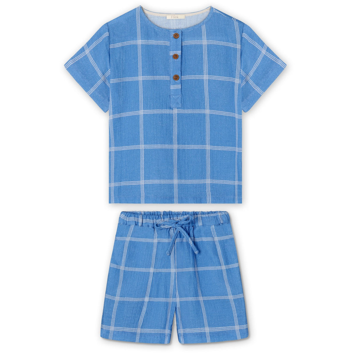 Fliink Marina Check Cha Cha Kort Sett