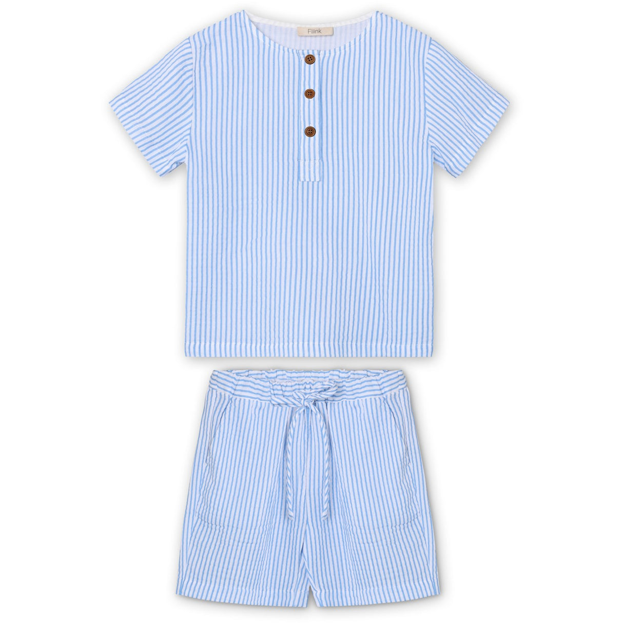 Fliink Marina Stribed Cha Cha Kort Sett