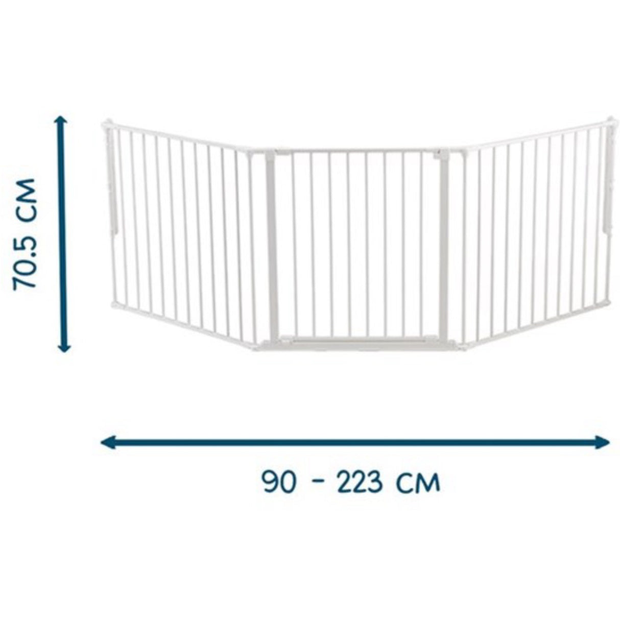 BabyDan Hvid Flex L, Hvid