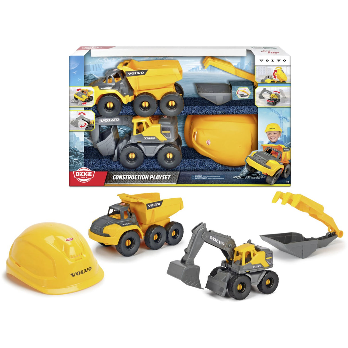 Dickie Toys Volvo Construction Playset