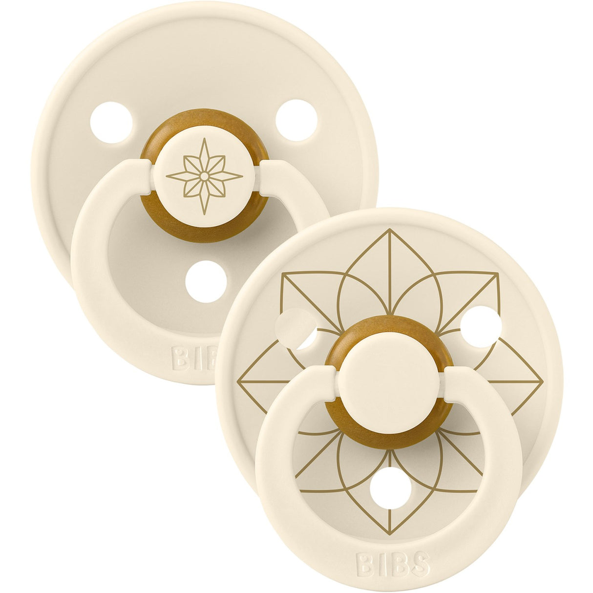 Bibs Ivory Gold Napp Studio Colour 2 Pack Noor Latex
